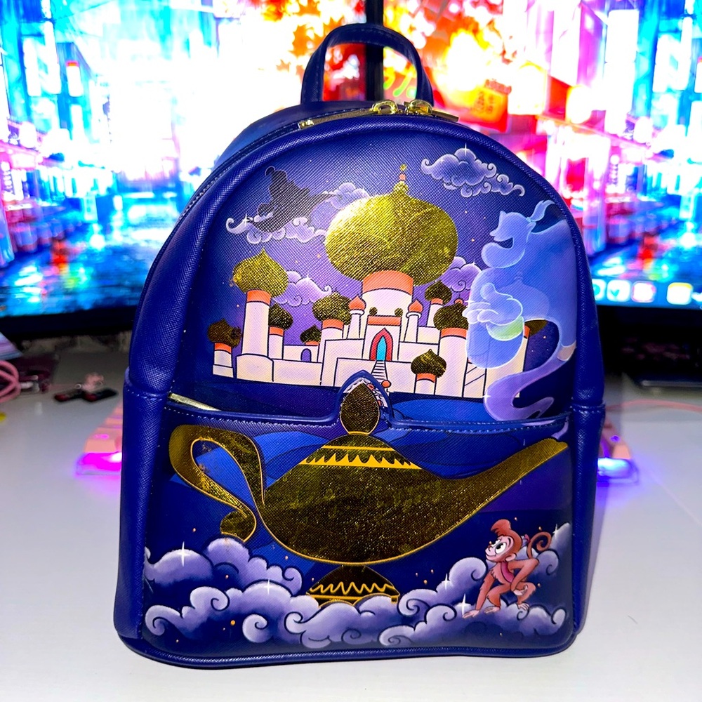 Colorful princess Jasmine Aladdin Loungefly